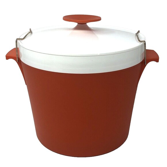 GENI Ice Bucket Locking Lid Hot & Cold Food Keeper Server MCM Made in Canada NOS - Picture 1 of 12